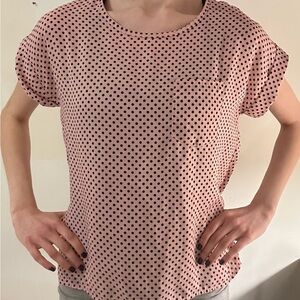 Polka Dot Pink Women's Top